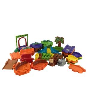 VTech‎ Go Go Smart Animals Monkey Rhino Figures 55 Track Pieces Tested